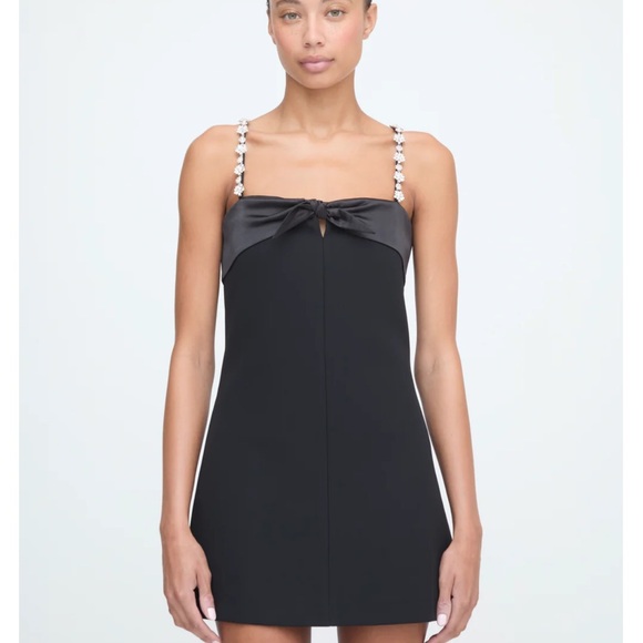 Hill House Dresses & Skirts - Hill House Black Dress with Floral Straps